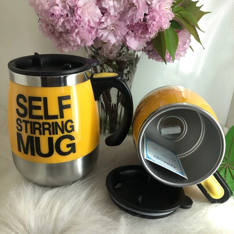 New Arrivals Automatic Stirring Magnetic Coffee Mug Mini Stainless Steel Mixing Cup