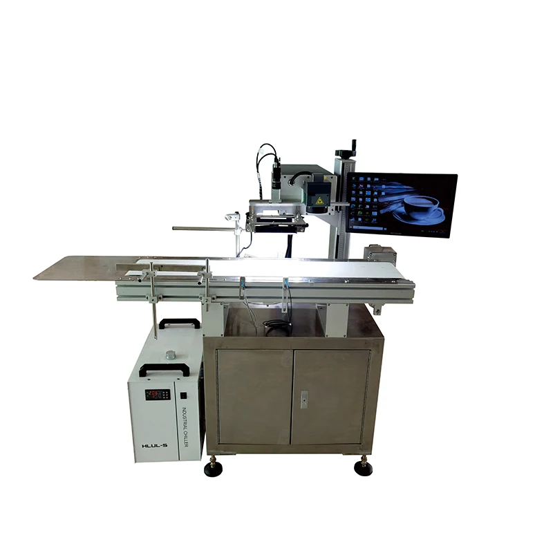 Ccd camera UV laser marking machine Ccd visual positioning laser marking machine products can be placed arbitrarily