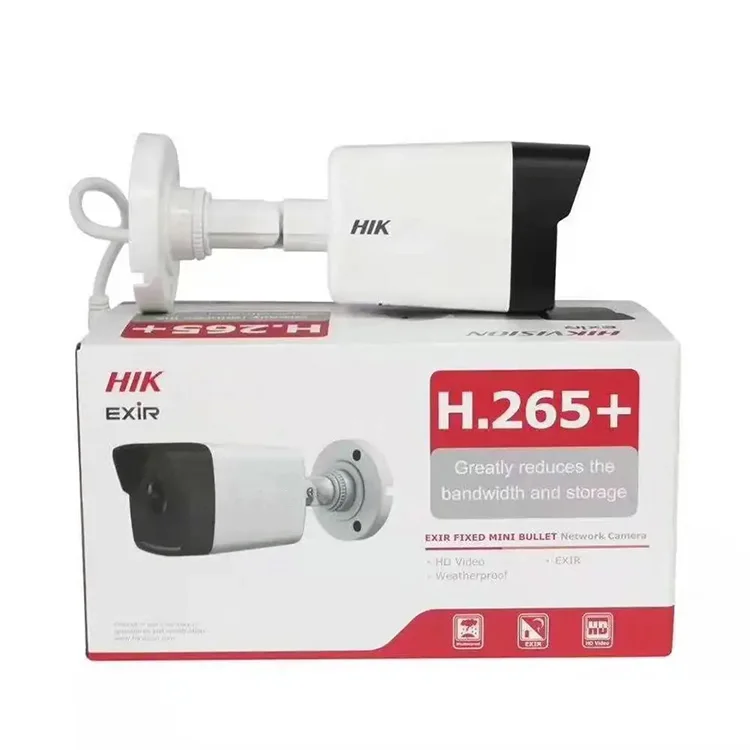 Built-in Mic Hikvsion Brand 1080P HD Camera DS-2CD1023G0-IUF Bullet Network 2MP IP Camera