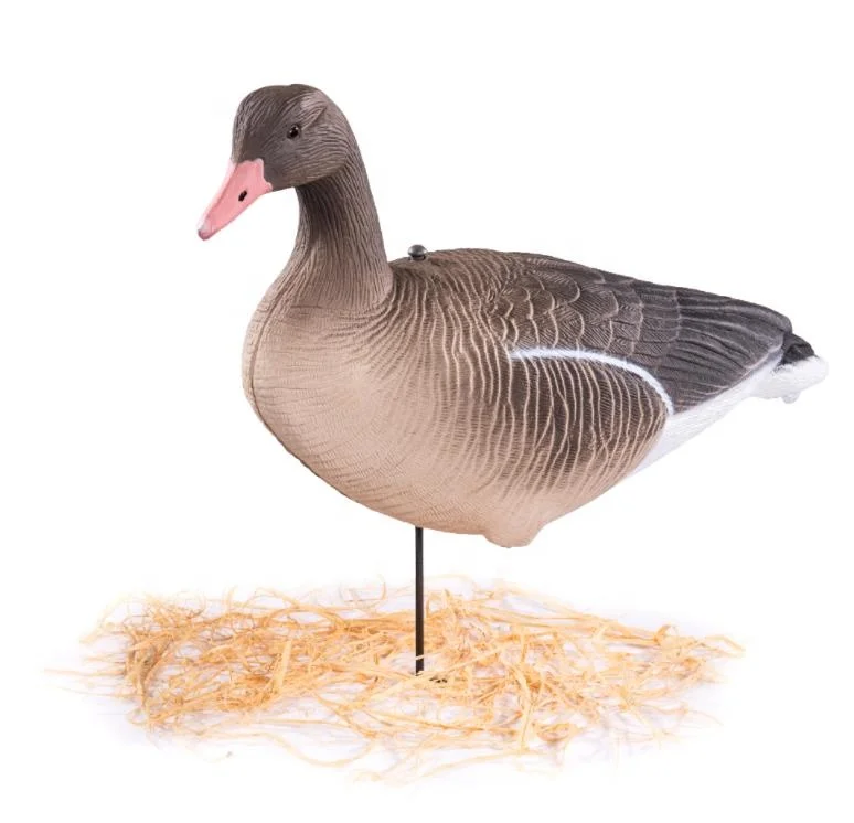 Plastic EVA FullBody Silhouette Foldable Greylag Goose Hunting Decoys Feeding/Eating/Sleeping Pose