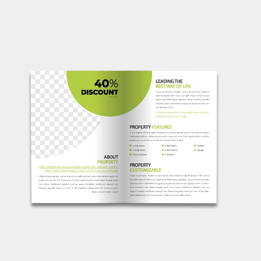 High Quality Hardcover Book and Dust Jacket Offset Printing Service for Company Brochure A4/A5 Size Cardboard Material