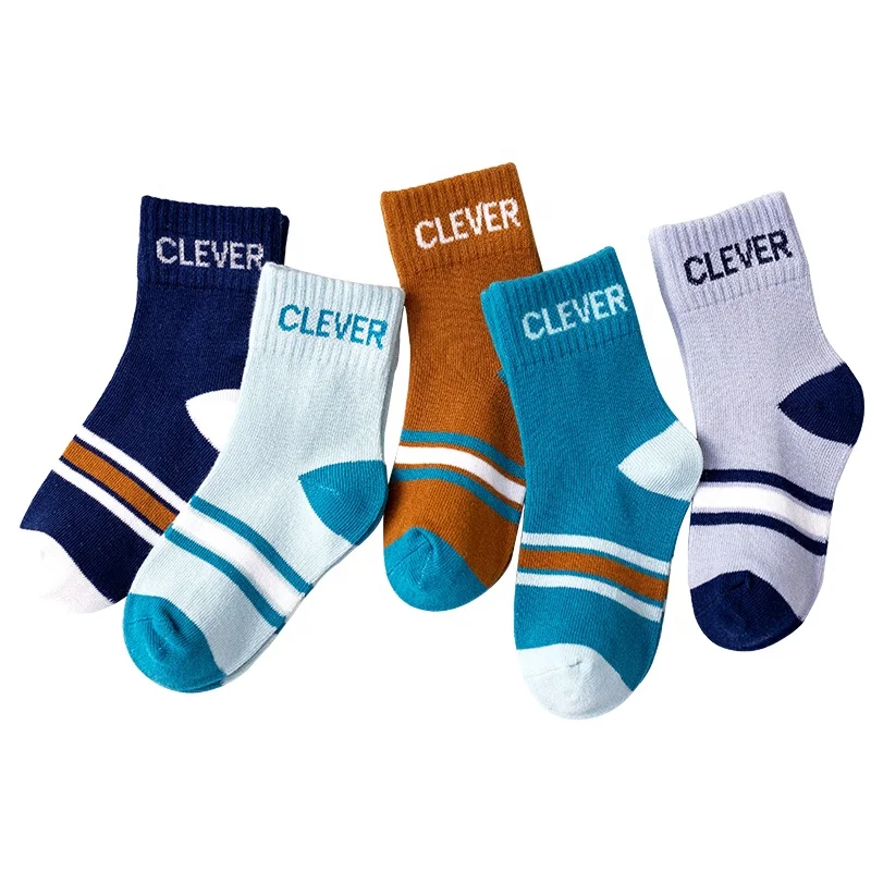 baby boy ruffle school children Cartoon cotton kid socks of anti slip