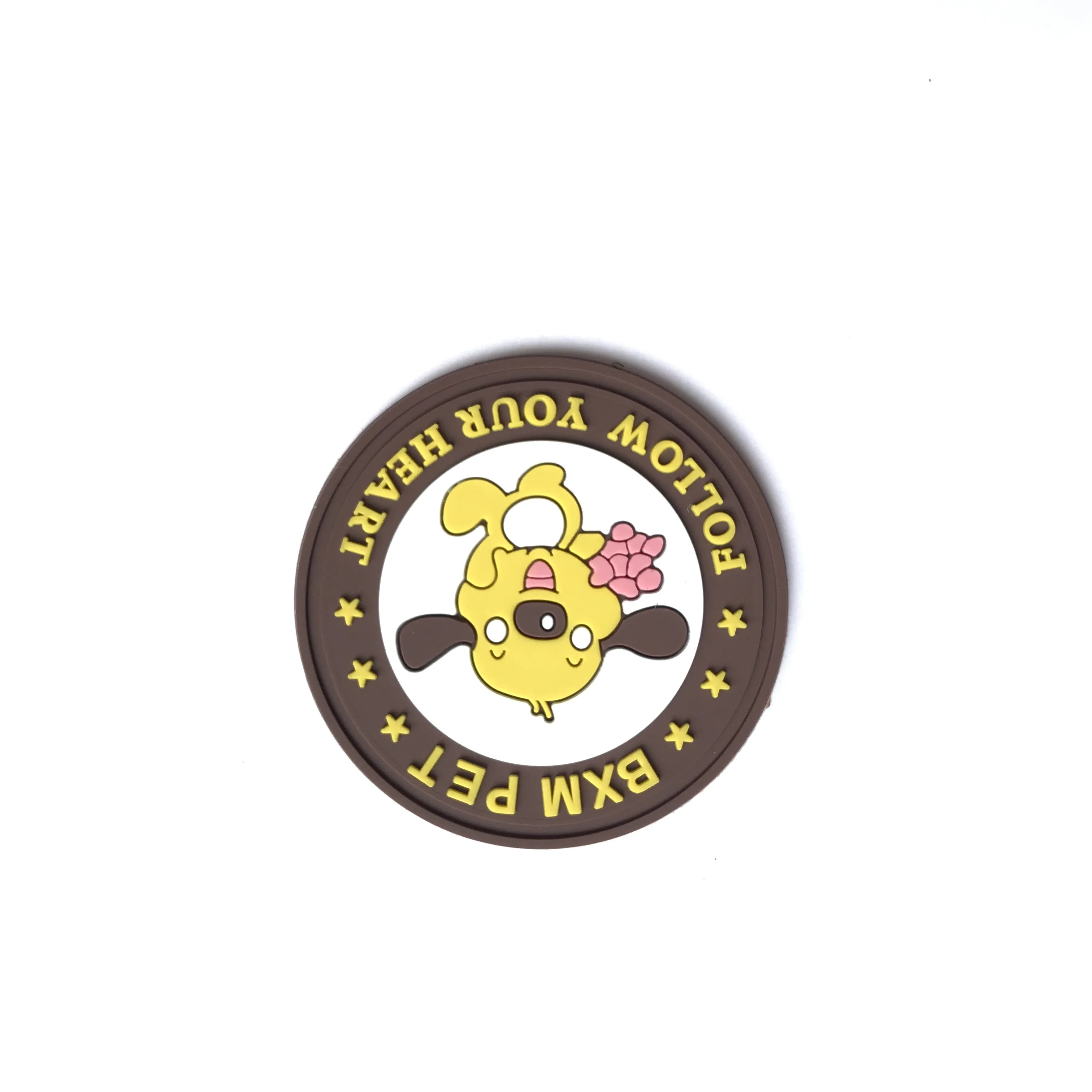 Custom Embossed Logo Brand Clothing Label Patch Soft Rubber 3D Custom Shoes Garment Labels Washable Main Labels Straight Cut