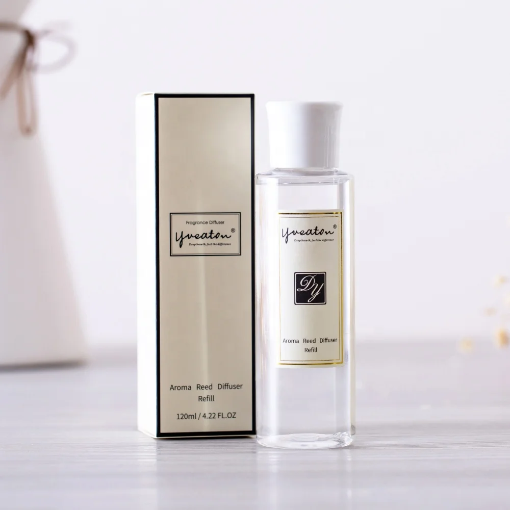 Factory Direct OEM Natural Plant Flower Aromatherapy Scented Reed Diffuser Refill Oils PET Bottles With Box Packaging customized