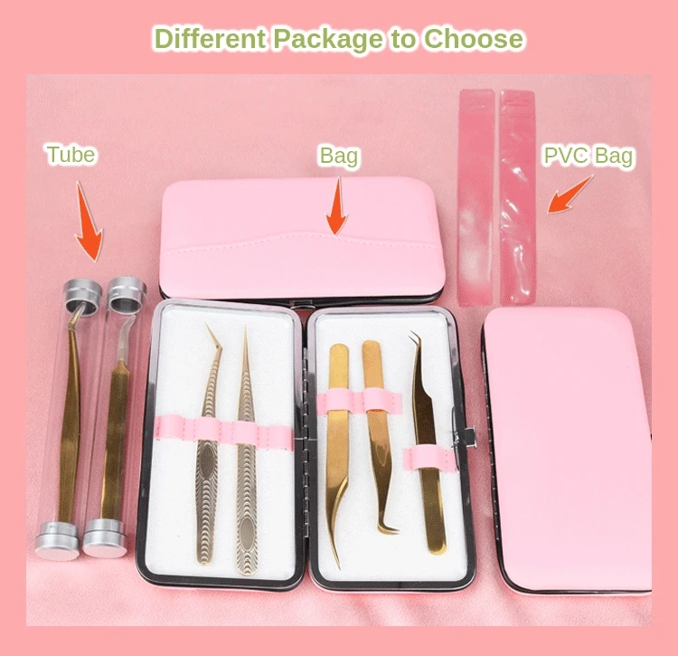 Volume Eyelash Extension Tweezers Lash Tweezers For Personal Care Volume Lashes Curved Tip Tweezers