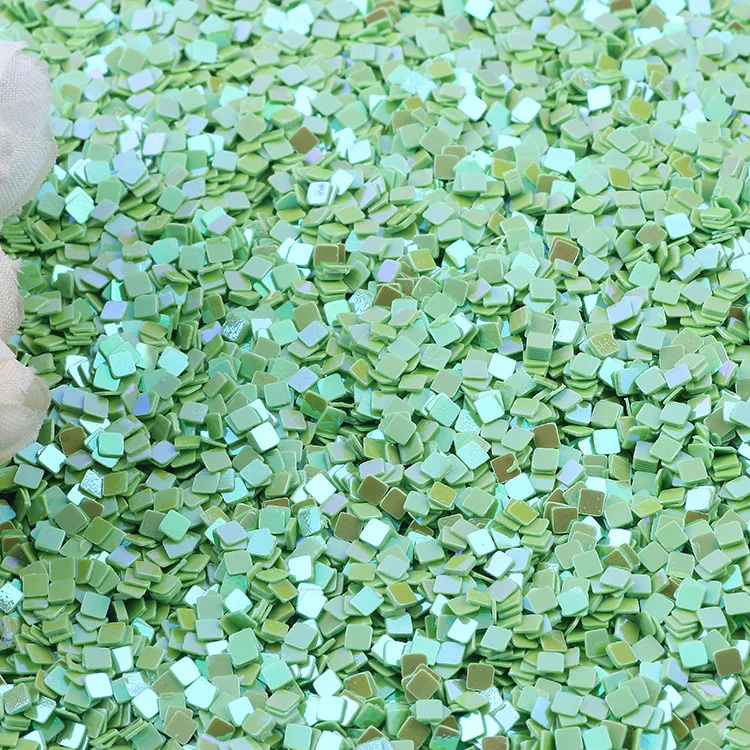 New Hot 2mm Tiny Square Shape PVC Loose Sequins Glitter Paillettes For Nail Art Manicure