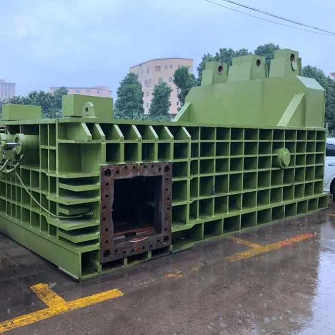 Automat Scrap Metal Compactor Plastic Recycle Fabric Square Baler Hay Baling Press Machine