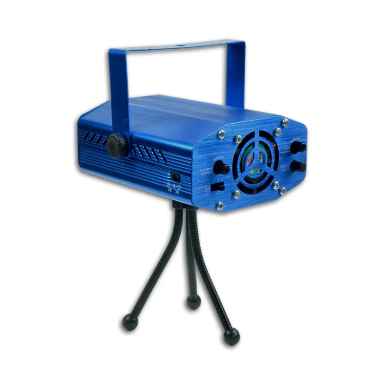 Small 4 in 1  Laser Stage Light Family Disco Light Stage Party pattern Christmas decorative projector mini