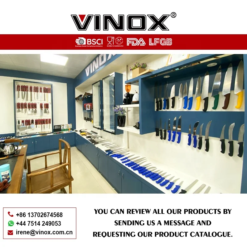 carving knife 10 inch 50CR15Mov stainless steel  chef butcher  knife  german steel PP handle kitchen meat cutting knife