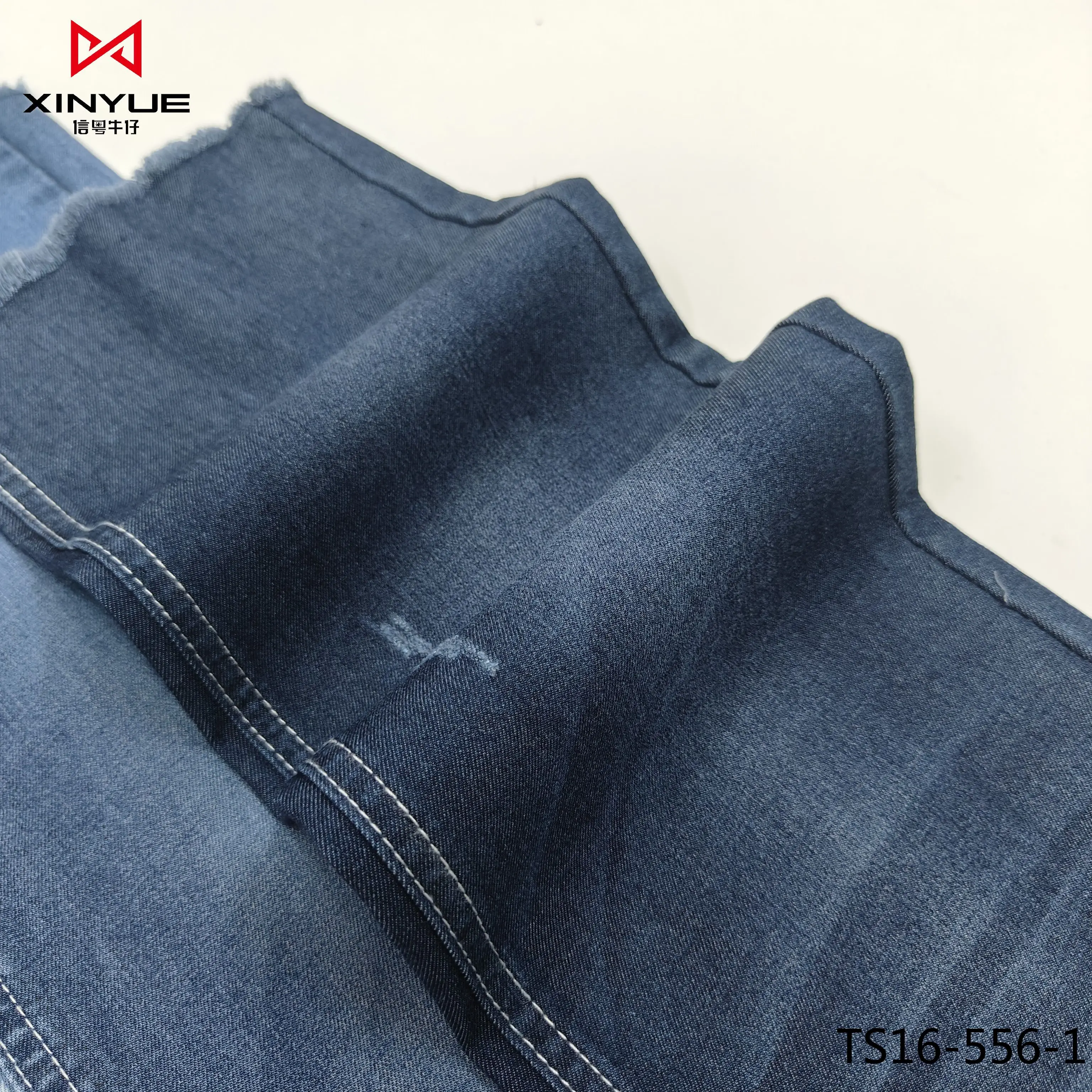 TC  rolls of denim fabric 100 cotton wholesale meters price