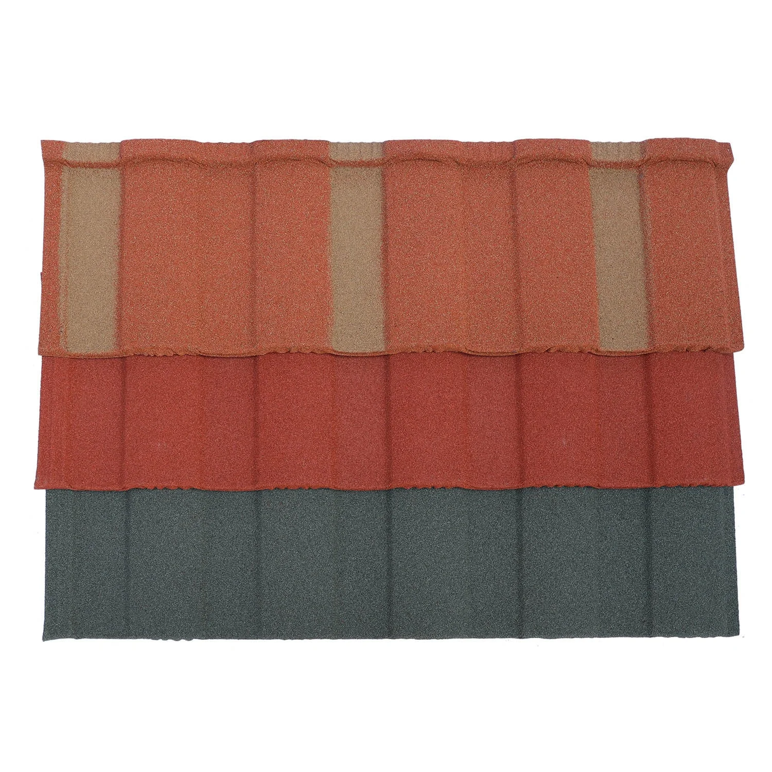 Durable In Severe Weather Metal Roofing Sheets High Quality Stone Coated Metal Roof Tiles