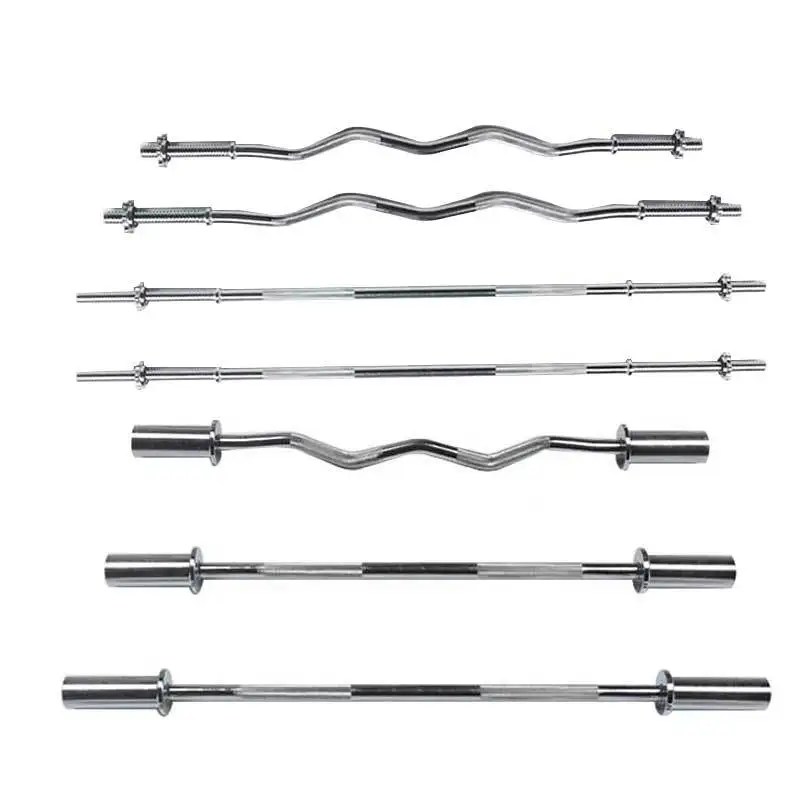 High quality gym olymp barbell bar curl barbell bar weight lifting curved barbell bar