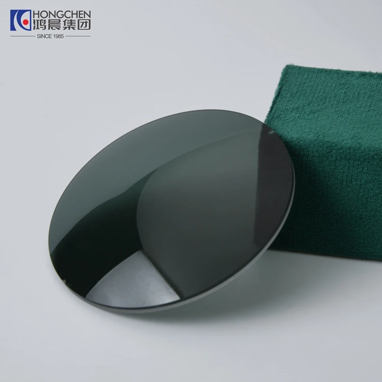 HONGCHEN Sun Lens High Index 1.60 1.61 MR8 Tinted Grey Brown Spheric Lens Sunglasses Lenses