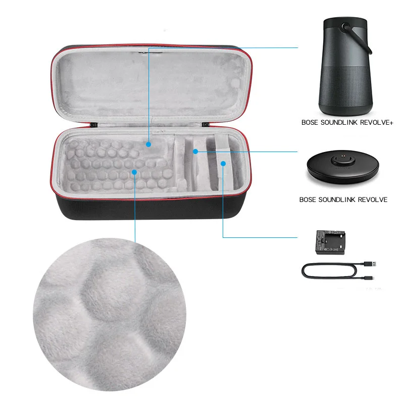Travel Case for Bose Portable Smart/Home/Bluetooth Speaker