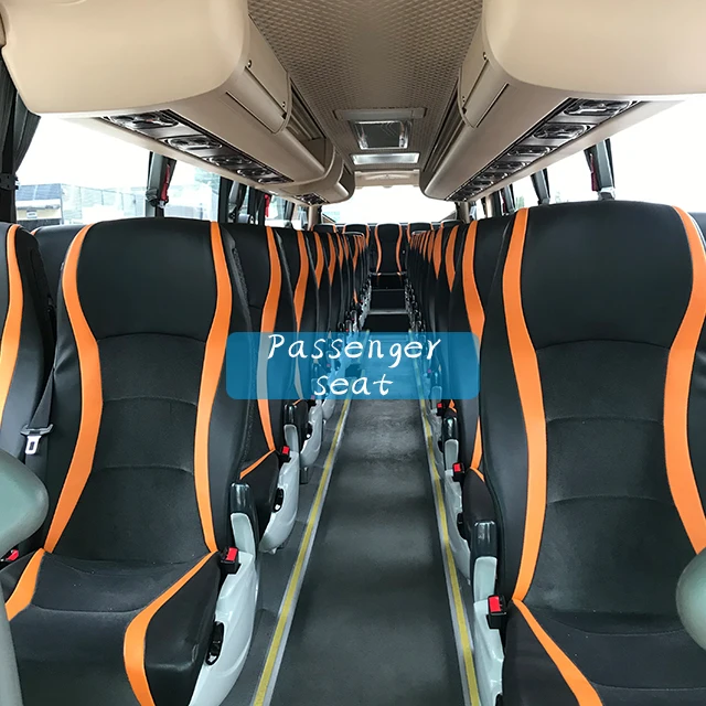 CHINA high quality 12m tour passenger coach city bus 50 seater bus luxury bus seat customized manual automatic
