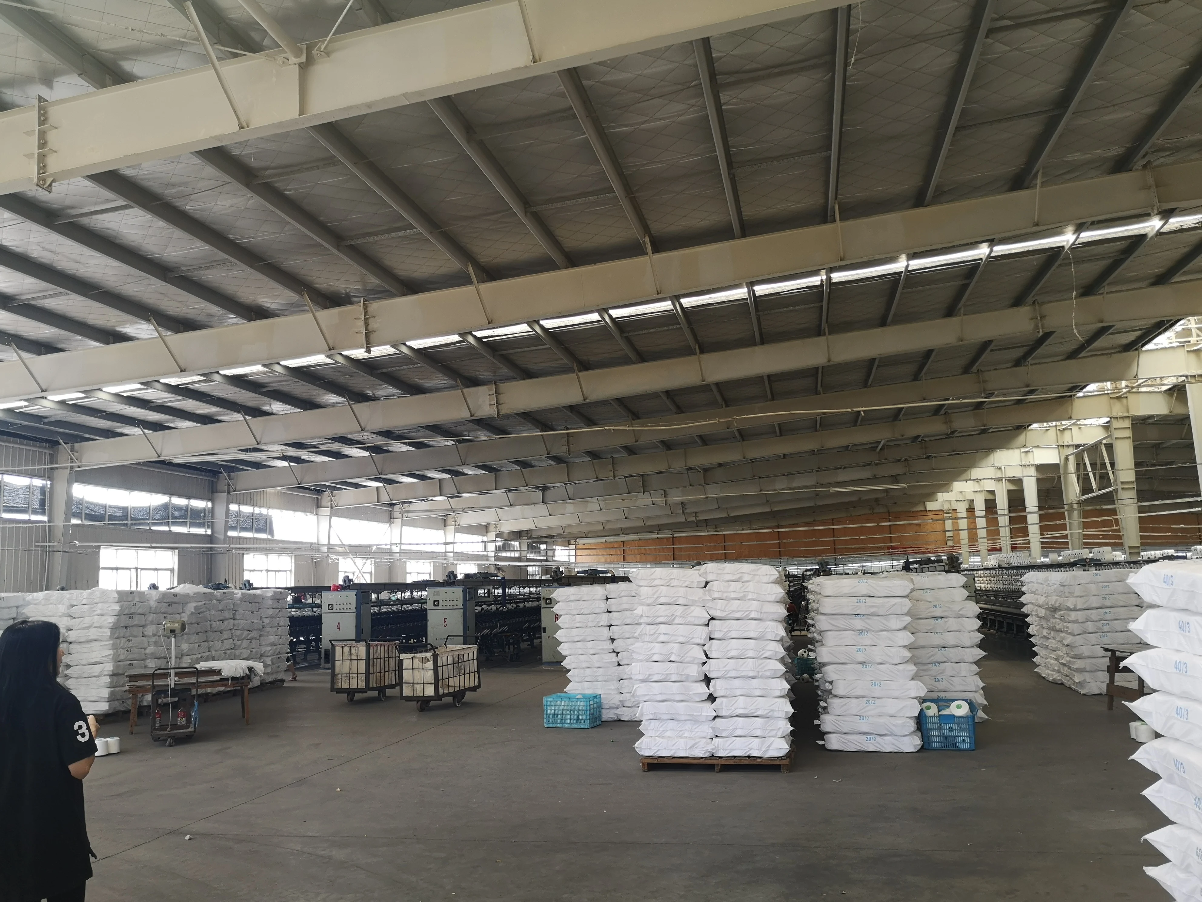 Factory Price Indonesia Market 40/2 Polyester Spun Yarn For Sewing Thread in China