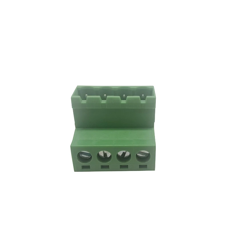 Концевая Клеммная колодка H2EDGKR 2P-24P 5,08 мм, концевые разъемы pcb, подключаемый провод к разъему провода