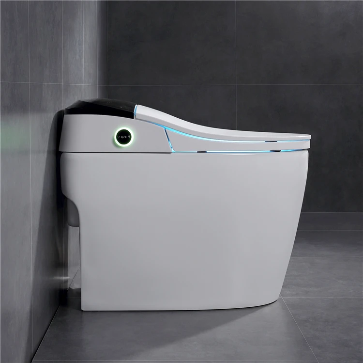 
China luxury full funtion self cleaning heated automatic siphonic electronic closestool bidet wc intelligent smart toilet bowl 