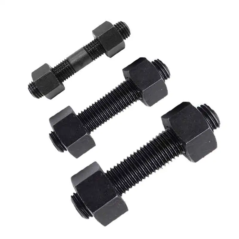 Прямая Продажа с китайского завода углеродистая сталь простой ASTM A193 Gr B7 высокая прочность на растяжение стержень болт A194 2H