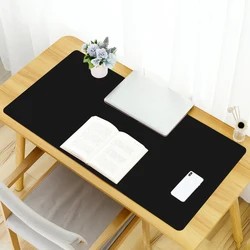 Double-side Portable Large Mouse Pad Gamer Waterproof PU Leather Suede Desk Mat Computer Mousepad Keyboard Table Cover for Gamin