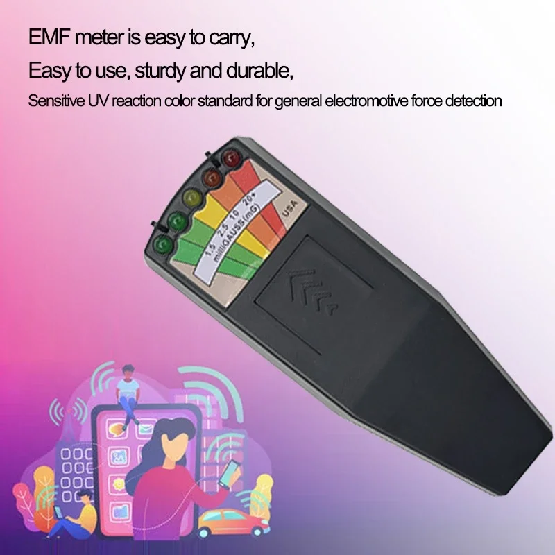 Emf Meter Detector Led Magnetic Field Detector Ghost Hunting Paranormal Equipment Ghost Hunter Device