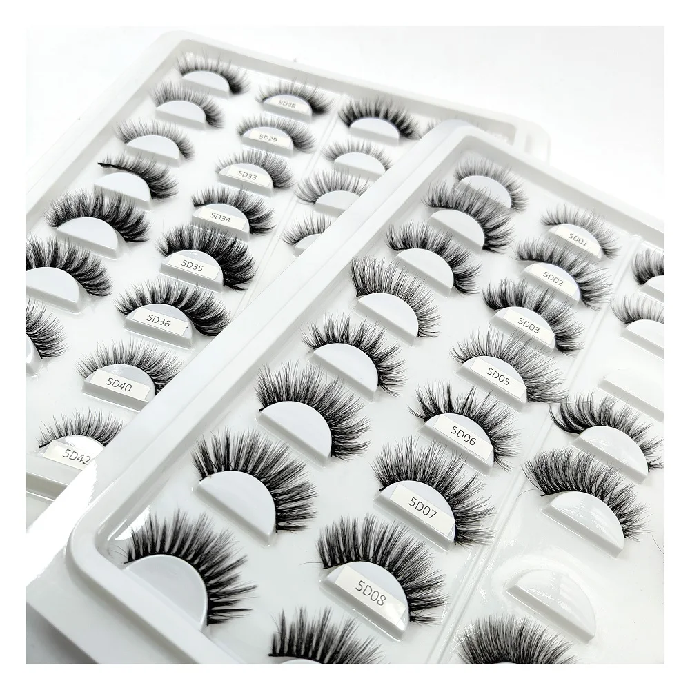 Beauty Products Individual Eyelashes Vegan Faux Cils Faux Mink Lashes Wholesale