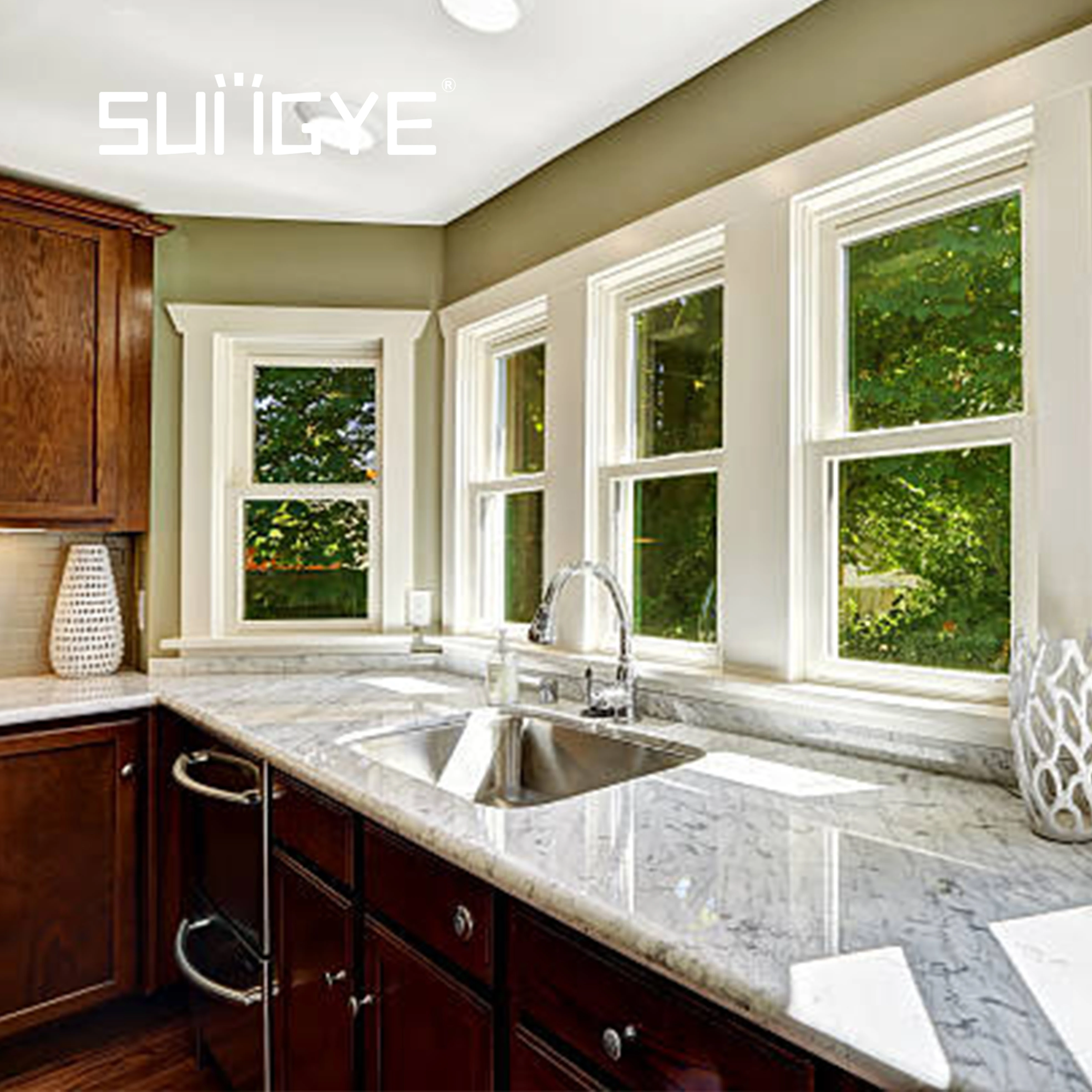 Large vertical sliding up storm vinyl windows that slide up and down slide window with screen