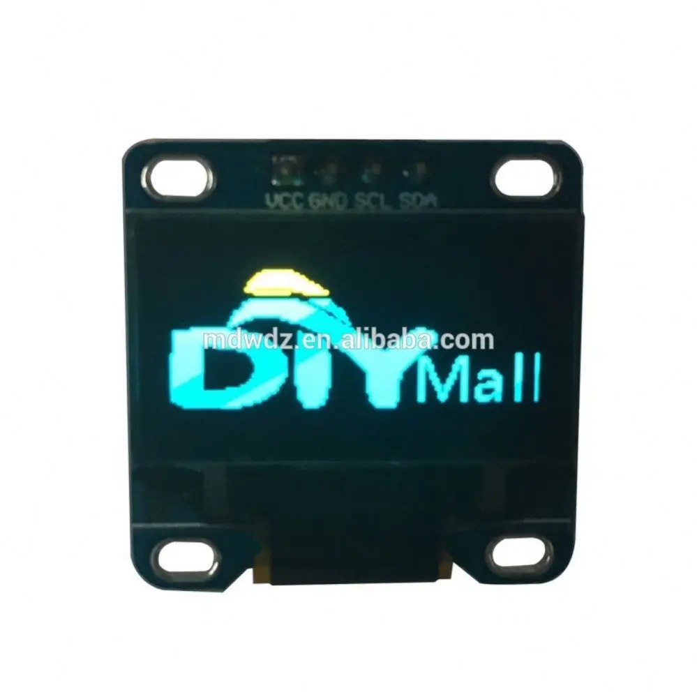 Последовательный светодиодный модуль 0,96 ЖК-дисплея I2c IIC желто-голубого цвета 12864 дюйма