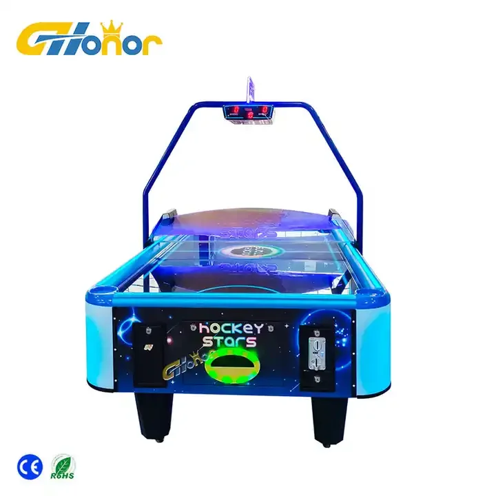 Latest 2 players classic sports air hockey game console for children and adults coin operated air hockey arcade table for sale
