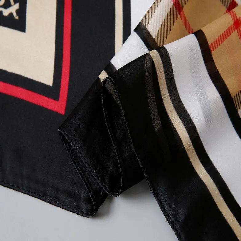 Wholesale 2023 Women Fashion Large Shawls Printed Pattern Lightweight Scarf Satin Silk Scarves 180*90