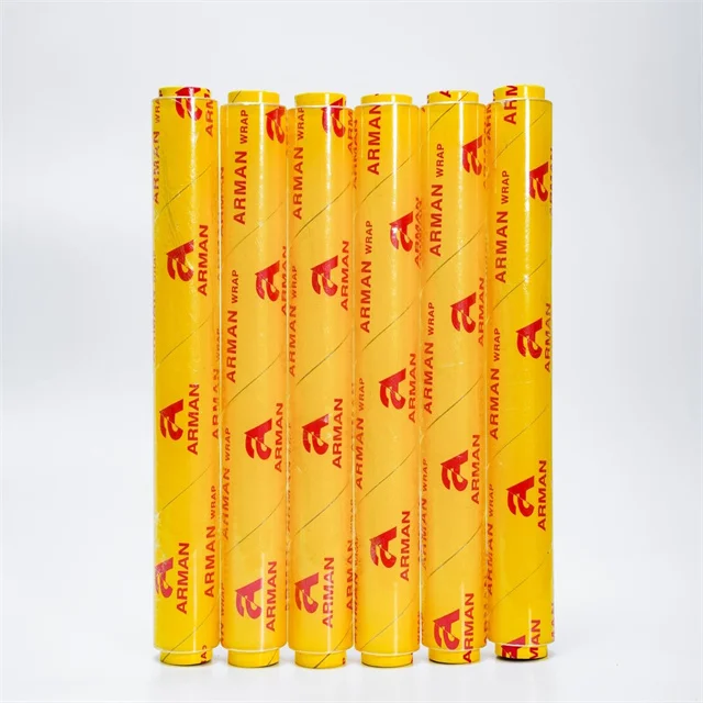high transparent PVC Cling Film PVC stretch wrap  for fruits and vegetables