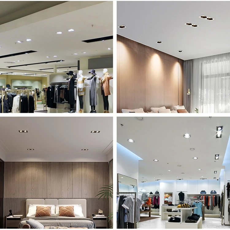 Popular Item Showroom Indoor Ceiling Die-casting Aluminum 8w 12w 15w Recessed Led Spot Lamp