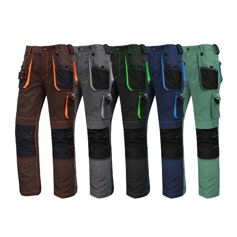 Multi Pocket Cargo Quick Try Work Pants Work Trousers For Men Construction