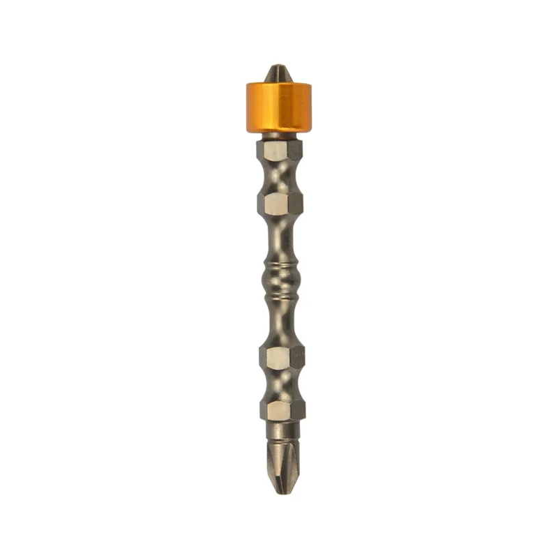 10pcs Packed Double Head magnetic Screwdriver Bits set, Sand Spray Finished Impact Screwdriver Bit 65mm