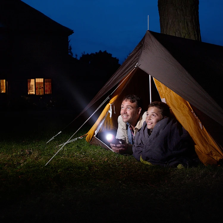 Wholesale Factory Direct Sale Outdoor White 3.7V ABS 1w Led Rechargeable Portable Emergency Flashlight