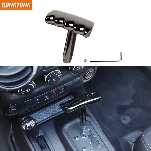 Universal 1PC Auto Interior Accessories T-Handle Shape Gear Shift Lever Knob Shifter for Car