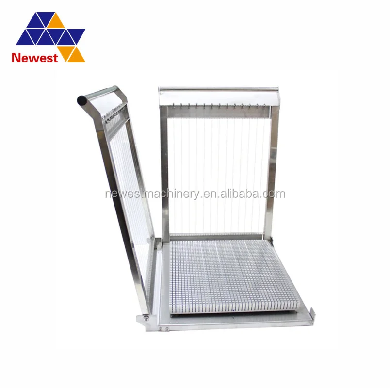 Stainless steel Manual Chocolate Cube Guitar Cutter Double Blade Cake Cutting Machine