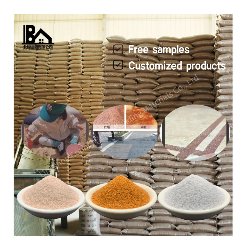 Wholesale eco-friendly colorful sand for kids DIY colored sand and stone coating natural sand