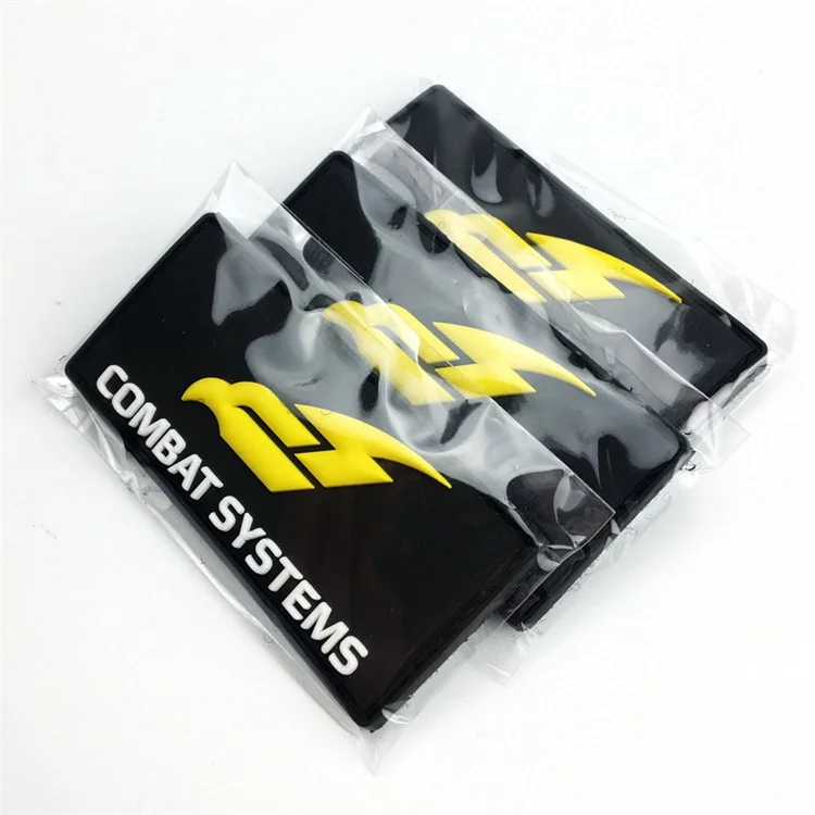 3D Custom Any Color Silicone Pvc Patches Custom Logo Rubber Silicon Patch Machine