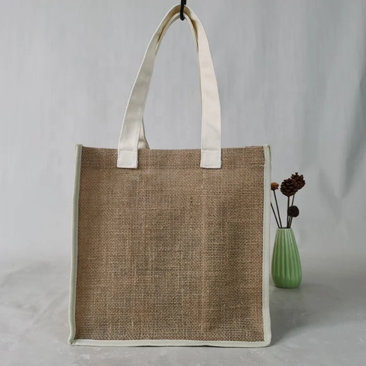 Eco Friendly Factory Customized 4 6 Bottle Jute Wine Bags For Wine Bottles Custom Logo Sublimation 6 Bottle Wine Bag Burlap Gift