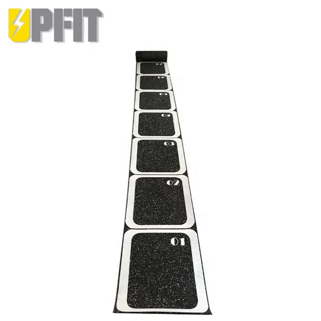 Eco-Friendly Roll-Out Rubber Agility Ladder ,Training Ladder Mat For Training Equipment
