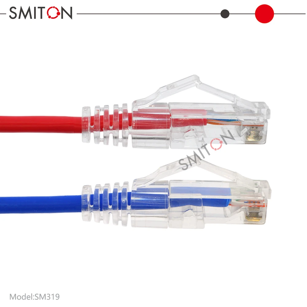 1m 3m 5m 10m 20m RJ45 UTP Cat6 Slim Patch Cord Copper