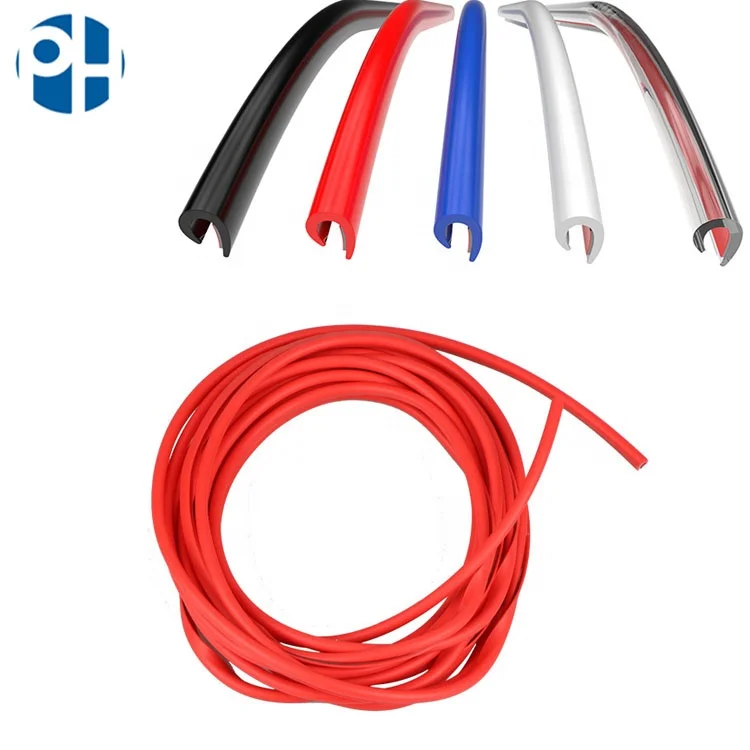 16Ft (5M) Car Edge Trim Rubber Seal Protector with U shape Car Protection Car Door Edge Guard