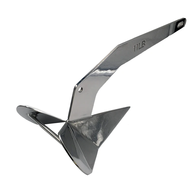 100% Brand New Shenghui Stainless Steel 316 Delta/Wing Boat Anchors 11lbs