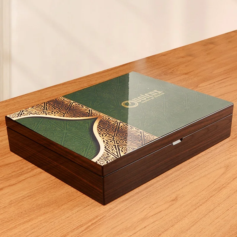 New Design Wooden Box Gift Logo Personalized Wooden Jewelry box Sundrie Case Souvenir chocolate box