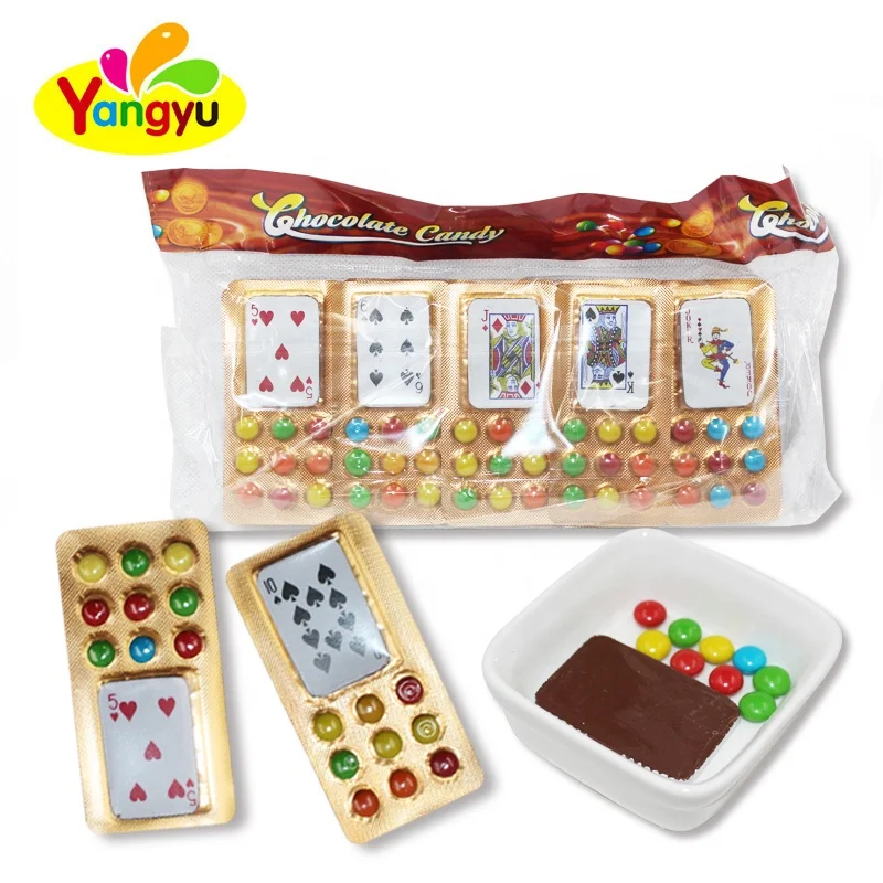 Halal crispy rainbow sugar coated chocolate beans chocolate block