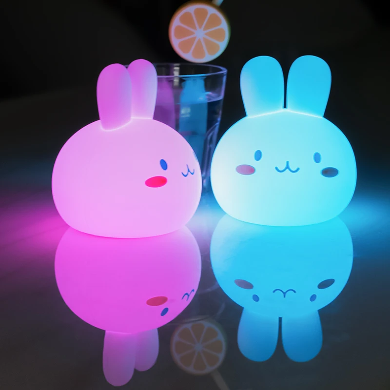2023 new product light mini table lovely small led silicone lamp silicone night light kids night light