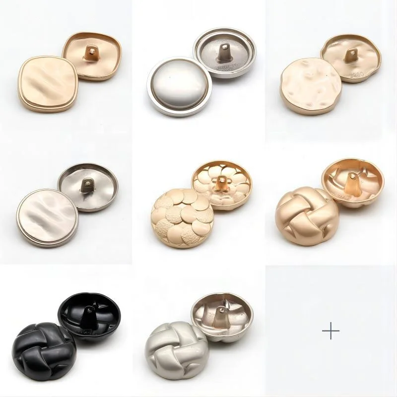 Alloy Sew Shank Button Garment Accessory Metal Sewing button For Coats