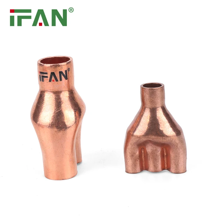 IFAN Water Use Brass Tube Fitting Plumbing Brass Accessory Copper Welding Fitting