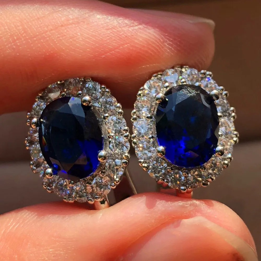 CAOSHI Big Oval Stud Earrings For Women 2021 New Classic Elegant Earrings Fashion Jewelry Wholesale Large Stud Earrings